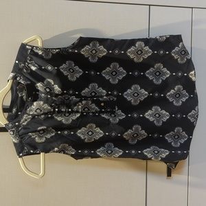 Banana Republic Sleeveless Navy Blouse